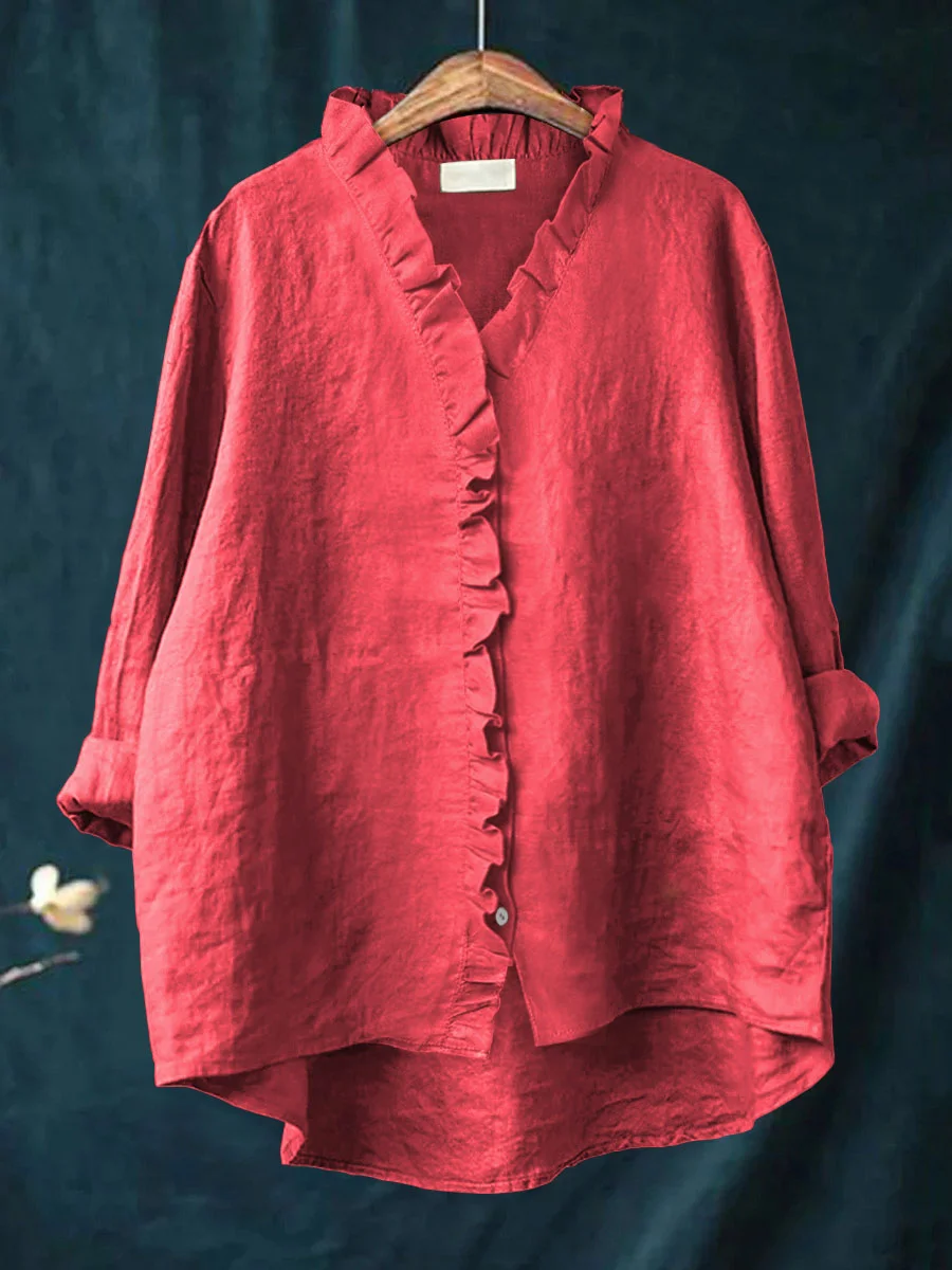 Sofia™ RUFFLED SHIRT