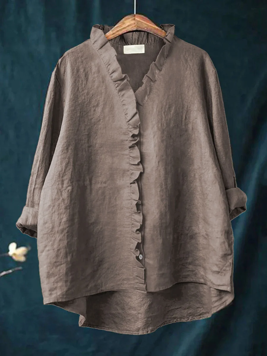 Sofia™ RUFFLED SHIRT