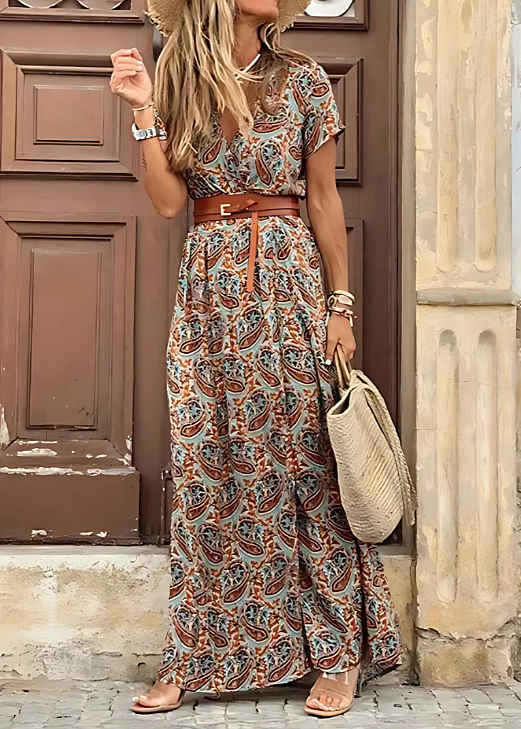 LUCINDA | COMFORTABLE BOHO MAXI DRESS