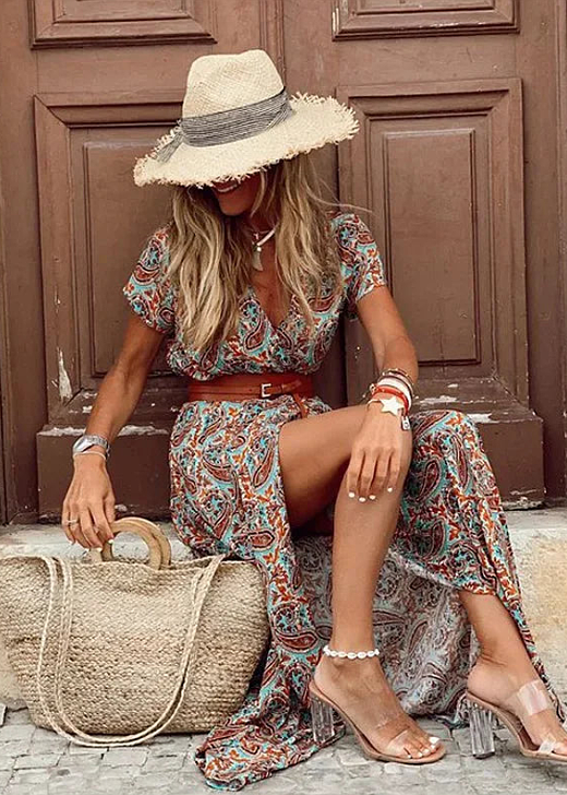 LUCINDA | COMFORTABLE BOHO MAXI DRESS