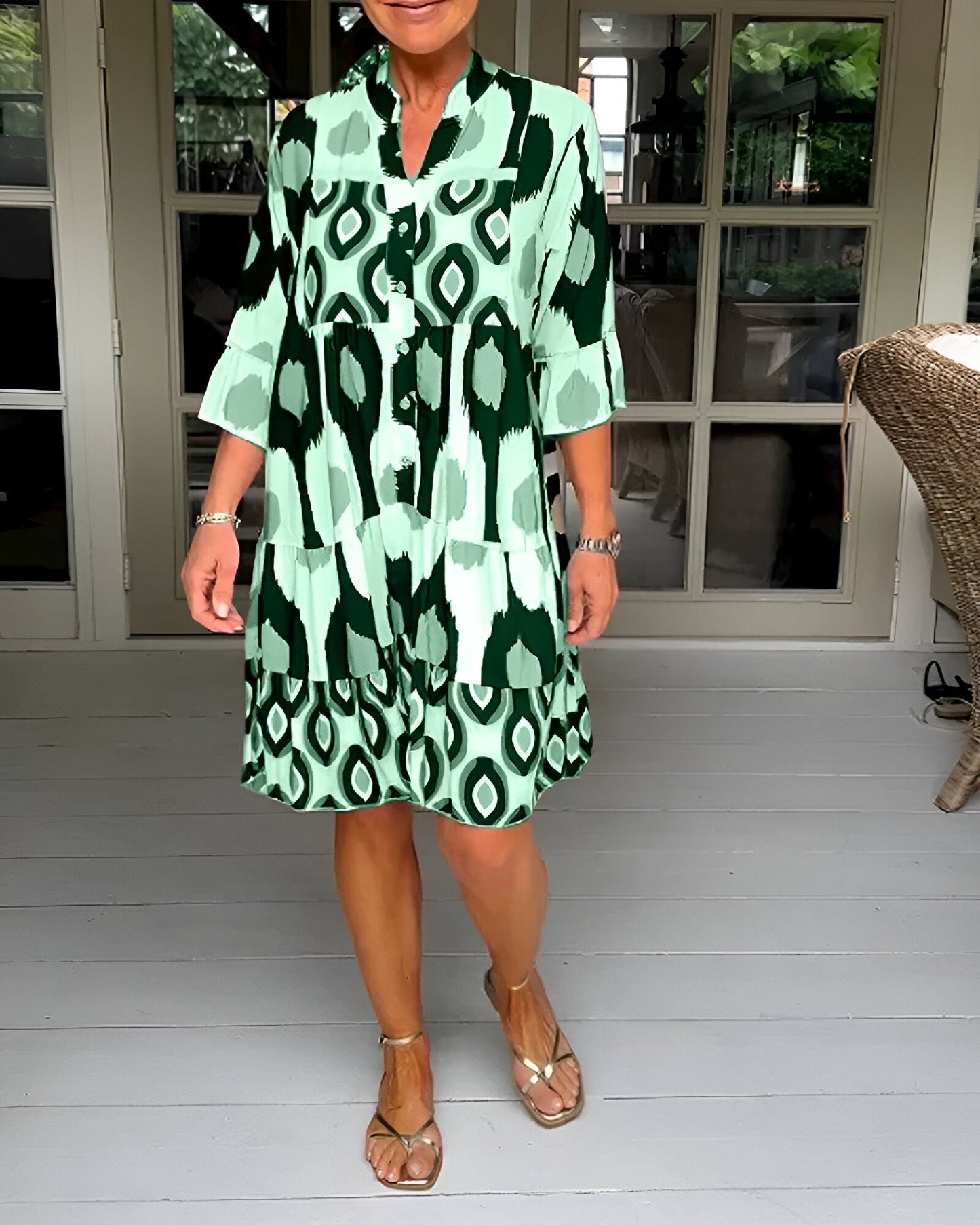 Stacey™ - Elegant Midi Dress