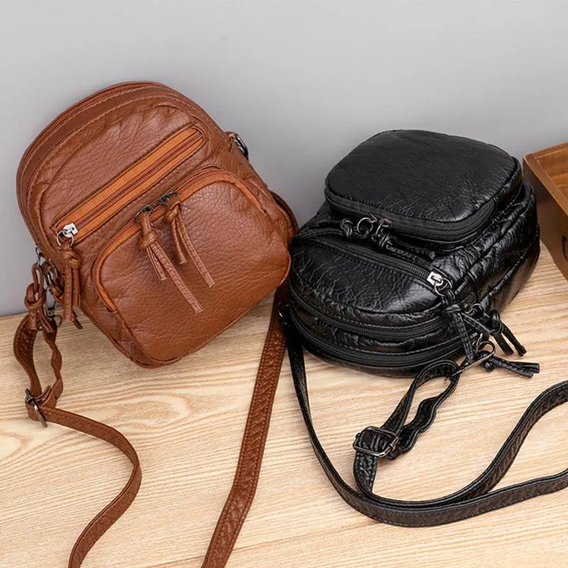 ELLA | ELEGANT LEATHER SHOULDER BAG