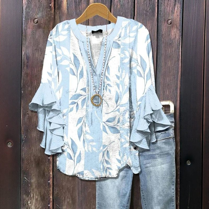 Lenora Whisper Ruffle Blouse