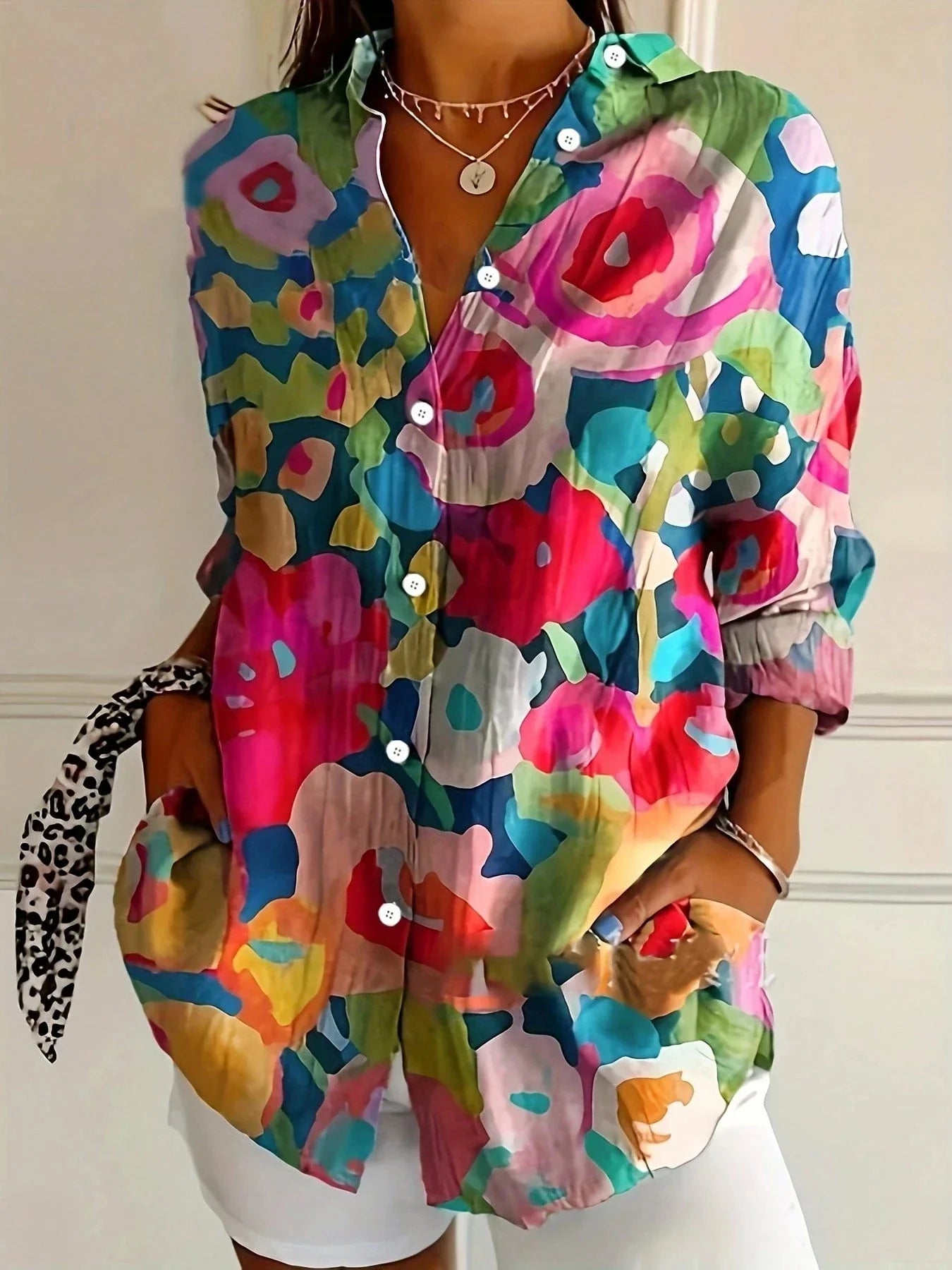 Annika | Colourful Blouse