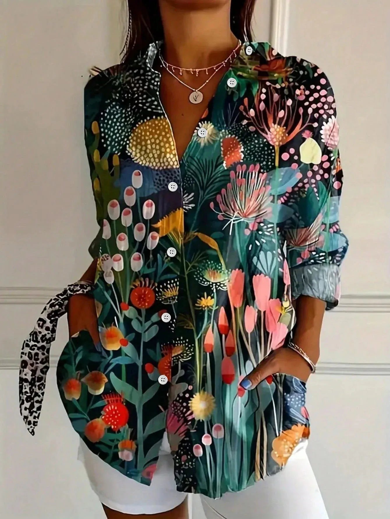Annika | Colourful Blouse