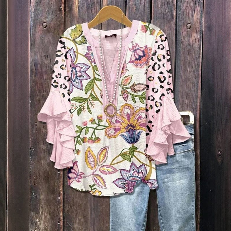 Lenora Whisper Ruffle Blouse