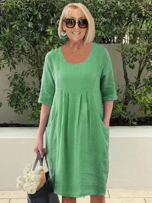 MIRA™ – LIGHTWEIGHT COTTON DAY DRESS