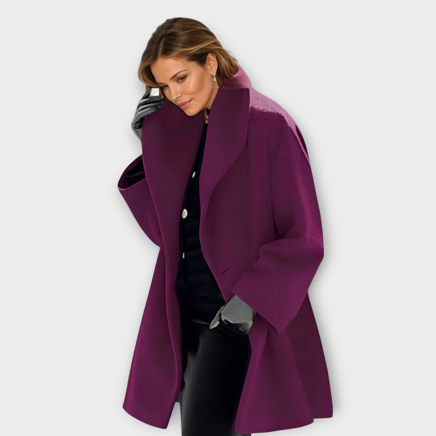 Isabelle - Cappotto Classico a Collo Alto