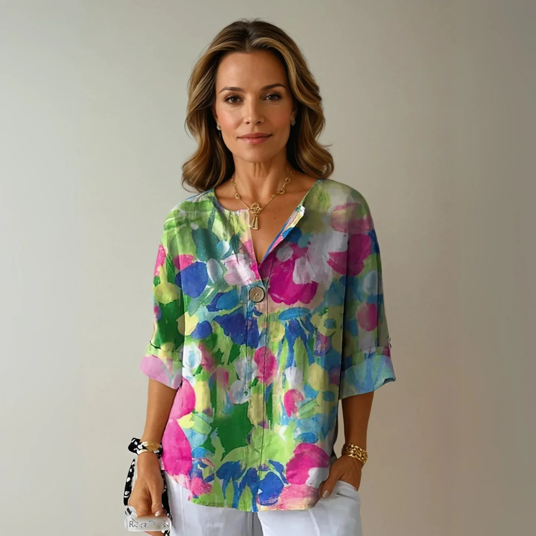 GILLIE – VINTAGE-INSPIRED BLOUSE