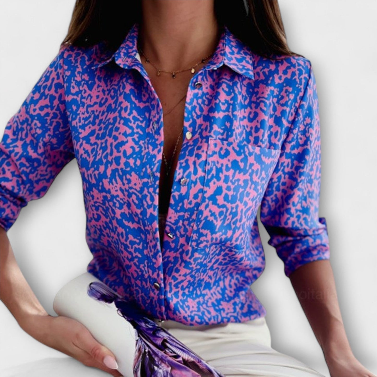 Baily-Blouse with Classic Collar